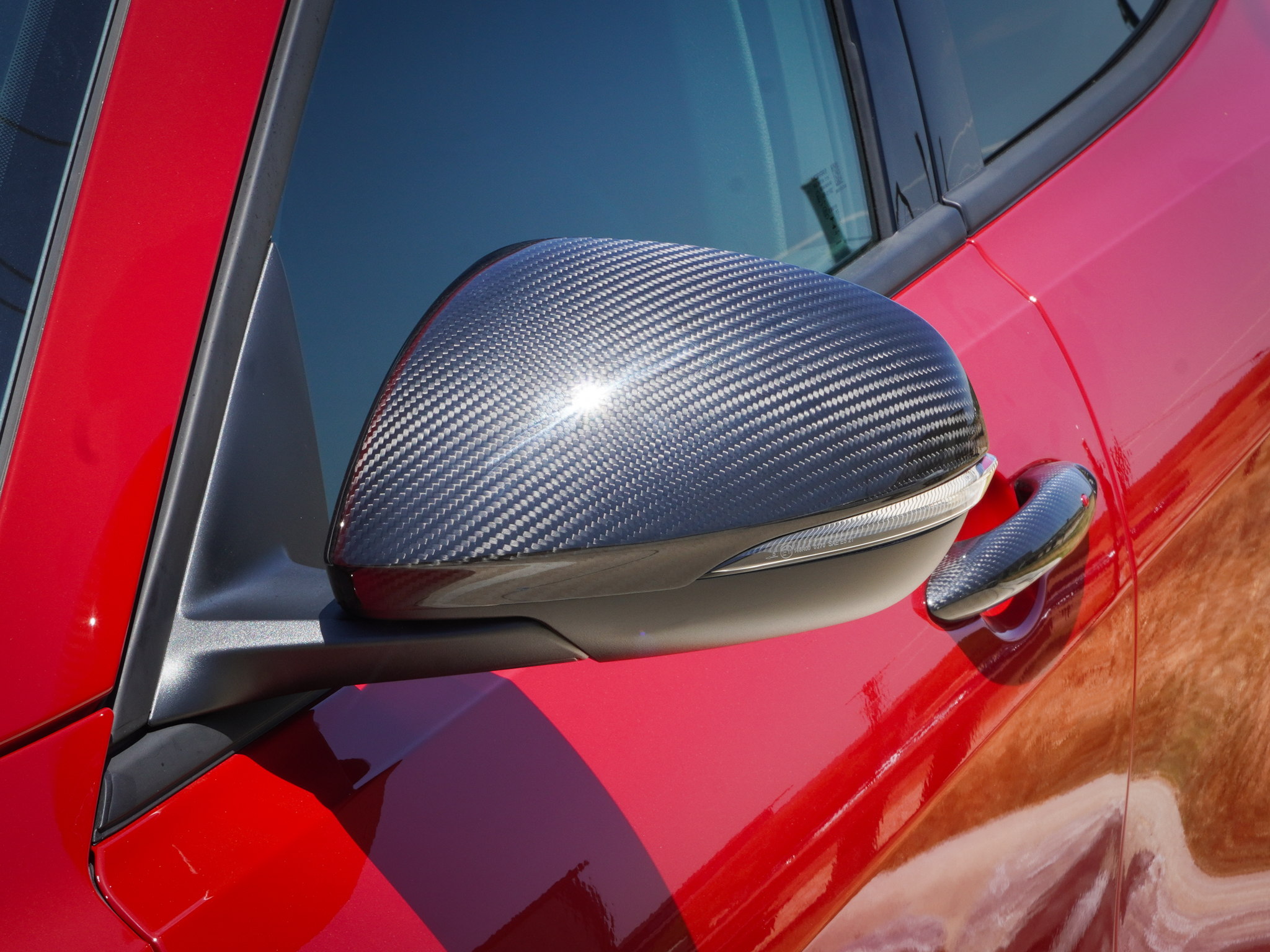 Dodge Hornet Mirror Covers - Carbon Fiber - Caps - Feroce Carbon